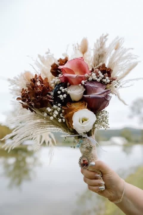 Wedding bridal bouquet by Port Petals
